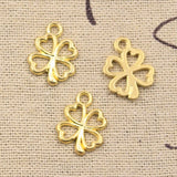 30pcs Charms Luck Irish Four Leaf Clover 17x14mm Antique Making Pendant fit,Vintage Tibetan Bronze,DIY Handmade Jewelry