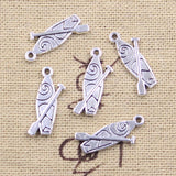 30pcs Charms Surfing Surfboard 20x8mm Antique Silver Color Pendants Making DIY Handmade Tibetan Finding Jewelry EF3984
