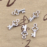 30pcs Charms Vintage Skeleton Chest Key 17x7mm Antique Making Pendant fit,Vintage Tibetan Bronze,DIY Handmade Jewelry
