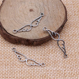 40pcs/lot 28x5mm Angel Wings Charms Connector Jewelry Making For Bracelet Making Necklace Making