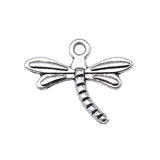 40pcs/lot Charms Dragonfly 15*18mm Antique Making Pendant fit,Vintage Tibetan Bronze Silver color,DIY Handmade Jewelry