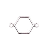 40pcs/lot Charms Honeycomb Connector 19*13mm Antique Silver Color Pendants Making DIY Handmade Tibetan Finding Jewelry