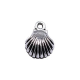 40pcs/lot Charms Shell Conch 12x9mm Antique Silver Color Pendants Making DIY Handmade Tibetan Finding Jewelry