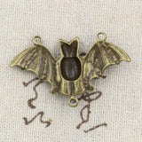 4pcs Charms Bat Vampire Dracula 29x47mm Antique Tibetan Bronze Pendant Findings Accessories DIY Vintage Choker Jewelry