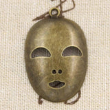 4pcs Charms Party Mask Masquerade Mardi Gras 40x26mm Antique Silver Color Pendants Making DIY Handmade Tibetan Finding Jewelry
