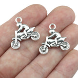 5Pieces/lot 21*23mm Antique Silver Pated Motorcycle Charms DIY Supplies Jewelry Accessories Wholesale