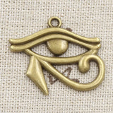 5pcs Charms Ancient Egypt Eye Of Horus 33x27mm Antique Making Pendant fit,Vintage Tibetan Bronze,DIY Handmade Jewelry