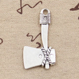 5pcs Charms Axe Ax 41x21mm Antique Silver Color Pendants Making DIY Handmade Tibetan Finding Jewelry