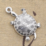 5pcs Charms Tortoise Turtle Sea 34x18mm Antique Tibetan Bronze Pendant Findings Accessories DIY Vintage Choker Jewelry EF0577