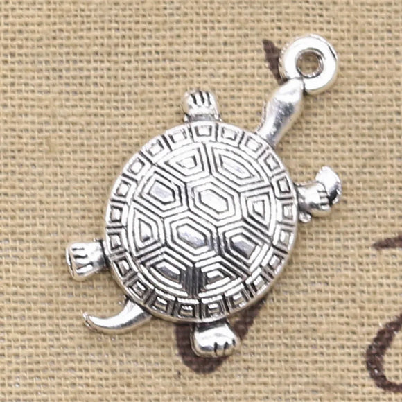 5pcs Charms Tortoise Turtle Sea 34x28mm Antique Tibetan Bronze Pendant Findings Accessories DIY Vintage Choker Jewelry