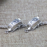 6 Pieces 27.2x10mm Antique Silver Color Car Charms Minibus Keychain for DIY Jewelry Making