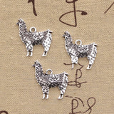 10pcs Charms Alpaca Grass Mud Horse 26x25mm Antique Silver Color Pendants Making DIY Handmade Tibetan Finding Jewelry