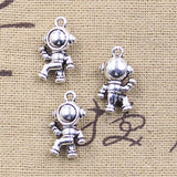 8pcs Charms Space Man Universe Astronaut Star Antique Silver Color Pendant Making DIY Handmade Tibetan Finding Jewelry