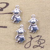 8pcs Charms Space Man Universe Astronaut Star Antique Silver Color Pendant Making DIY Handmade Tibetan Finding Jewelry