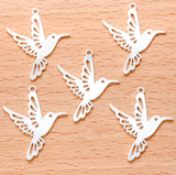 50pcs 23*22mm Alloy Charm hummingbird Pendant for DIY Jewelry EF3898