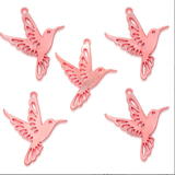 50pcs 23*22mm Alloy Charm hummingbird Pendant for DIY Jewelry EF3898