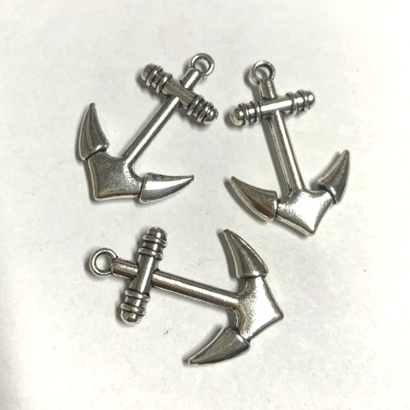 10pcs 29*20mm Tibetan silver anchor charm pendants EF1334