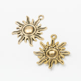 10pcs 28x25mm 3 Colors Sun Charms Sun Pendant Charms For Jewelry Making EF3599
