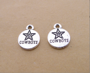 10PC brand 16x12mm ancient silver alloy jewelry accessory with five pointed stars EF3827