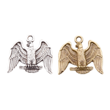 5pcs 19x20mm Eagle Charms Pendant For Jewelry Making Antique Silver Color Alloy Jewelry Accessories EF4006