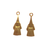 30 colgantes de penitente Nazareno de Semana Santa de aleación de 22x9 mm, joyería religiosa católica de Semana Santa EF4019
