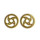 10 colgantes de engranajes Steampunk de 23 mm para joyería, color plata antigua, EF4242