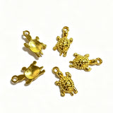 10pc 23x12mm 1.65g/pc Gold Plated Tortoise Charm Pendant Turtle Charms DIY Bracelet Necklace Jewelry Making Findings G0233