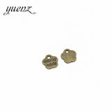 60pcs Antique silver color Metal Alloy Alphabet English Message Charms Pendants Diy Jewelry Accessories 8*8mm S216