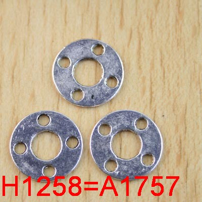 20pc 15mm antique silver circular connector h1258