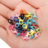 Multi-colors Mixed Alloy Open Rings Lobster Clasp Hooks Ball Chains DIY Jewelry Making Findings