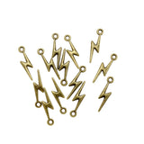 40pcs New Product Antique silver color lightning Charms Pendant Jewelry Metal Alloy Jewelry Marking 20*5mm L108