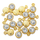10 pcs Enamel charms antique bronze metal watch pendants fit diy necklace bracelet charms for Jewelry making W80
