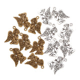 15 pcs/lot angel Antique Silver Plated Bracelets Charm Pendants Fashion Jewelry Making Findings DIY Charms Handmade I228