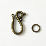 1000 Sets Hook Toggle Clasps Black Color for DIY Jewelry Making Findings H3164
