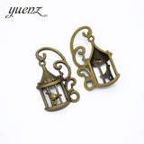 10pcs Antique Silver color birdcage Charm Pendants fornecklace Jewelry Accessories Diy Jewelry Making 33*20mm D619
