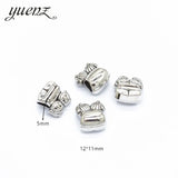 10Pcs 45 Style Owl Tortoise Buddha Lord Small Hole Bead Animal Flowers Charms For DIY Necklace Bracelets Jewelry Handmade Making
