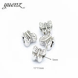 10Pcs 45 Style Owl Tortoise Buddha Lord Small Hole Bead Animal Flowers Charms For DIY Necklace Bracelets Jewelry Handmade Making