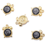 10 pcs Enamel charms antique bronze metal watch pendants fit diy necklace bracelet charms for Jewelry making W80