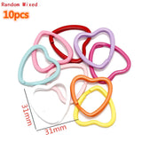 Multi-colors Mixed Alloy Open Rings Lobster Clasp Hooks Ball Chains DIY Jewelry Making Findings