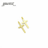 100pcs Antique silver color Charms  cross Plated Pendants  Jewelry Making DIY Handmade Craft 17*8mm T60