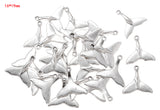 30pcs Charms metal Whale tail ,Antique Making pendant fit,Vintage Tibetan Silver,jewelry DIY bracelet necklace D703