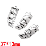7 pcs High quality Spray paint Beauty Face Charm Woman Earring DIY Charms for Jewelry Making