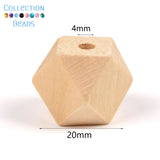 4-50mm 1-1000pcs Natural Wood Beads Round Spacer Wooden Pearl Lead-Free Balls Charms DIY For Jewelry Making Handmade Accessories