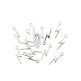 40pcs New Product Antique silver color lightning Charms Pendant Jewelry Metal Alloy Jewelry Marking 20*5mm L108