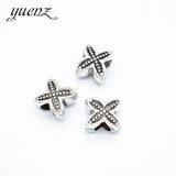 10Pcs 45 Style Owl Tortoise Buddha Lord Small Hole Bead Animal Flowers Charms For DIY Necklace Bracelets Jewelry Handmade Making