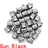 40 pcs 9 color Zinc Alloy Bead DIY European big hole metal connector Beads Fits Charm Bracelets Necklaces Pendants making