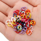 Multi-colors Mixed Alloy Open Rings Lobster Clasp Hooks Ball Chains DIY Jewelry Making Findings