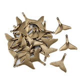30pcs Charms metal Whale tail ,Antique Making pendant fit,Vintage Tibetan Silver,jewelry DIY bracelet necklace D703