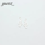 YuenZ 25pcs musical note Charms Tibetan Silver Bronze Pendants Antique Charm Jewelry Making DIY Handmade Craft 25*10mm P201