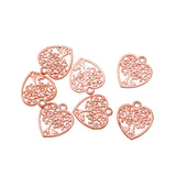 20 pcs Antique silver color Heart Life tree Charms Metal Pendant Diy Charms Jewelry Making 18*17mm A67